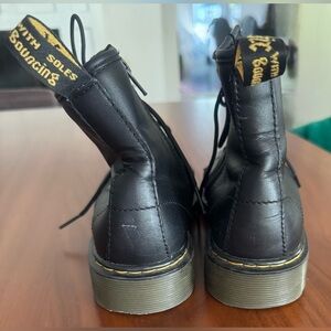 JUNIOR 1460 SOFTY T LEATHER LACE UP BOOTS